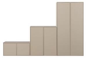 Kremowa szafa modułowa z litego drewna sosnowego 300x200 cm Daily – vtwonen