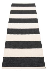 Czarno-biały chodnik odpowiedni na zewnątrz 70x225 cm Bob Black Vanilla – Pappelina