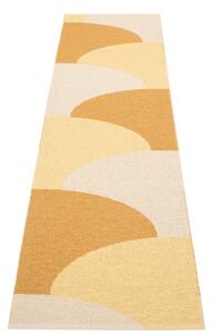 Chodnik odpowiedni na zewnątrz w kolorze ochry 70x270 cm Hill Ochre Pale Yellow – Pappelina