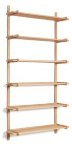 Modułowy system półek z litego drewna dębowego 110x202 cm Sitra – Kave Home