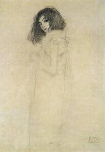 Reprodukcja Portrait of a young woman 1896-97, Gustav Klimt