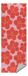 Czerwono-różowy chodnik odpowiedni do prania 60x230 cm Poppy Fields – Mila Home