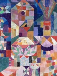 Reprodukcja Distressed Castle Garden, Paul Klee