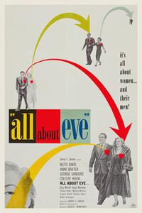 Ilustracja All about Eve Ft Bette Davis Marilyn Monroe