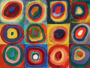 Reprodukcja Concentric rings, Wassily Kandinsky