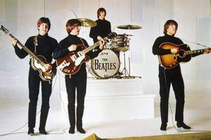 Fotografia Paul Mccartney George Harrison Ringo Starr And John Lennon