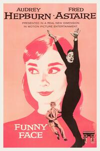 Ilustracja Funny Face Audrey Hepburn Fred Astaire