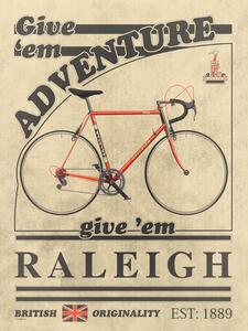 Ilustracja Raleigh Bicycle Vintage Style Advert, Wyatt 9