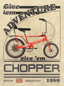 Ilustracja Chopper Bicycle Vintage, Wyatt 9