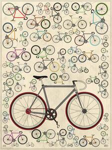 Ilustracja Fixie Bicycles, Wyatt 9