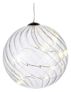 Dekoracja świetlna LED w kształcie bombki Sirius Wave Ball, ⌀ 10 cm
