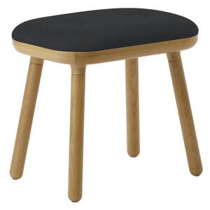 Antracytowo-naturalny stołek Paff Tall – UMAGE