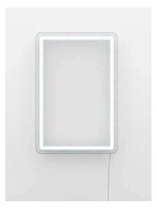 Biały neon w kształcie prostokąta Candy Shock Rectangle, 30x40 cm