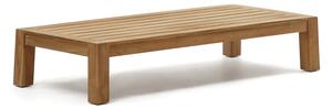 Stolik z litego drewna tekowego 76x153 cm Forcanera – Kave Home
