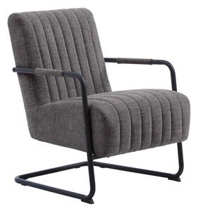 Ciemnoszary fotel Trout – Unique Furniture
