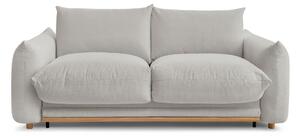Jasnoszara rozkładana sofa 214 cm Ernest – Bobochic Paris