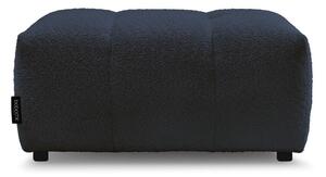 Niebieski podnóżek z materiału bouclé Roxelane – Bobochic Paris