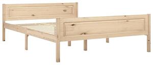 Małżeńskie łóżko z litego drewna sosny 160x200 - Siran 6X
