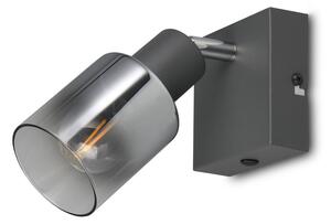 Antracytowa lampa punktowa ø 7 cm Cadiz – Reality