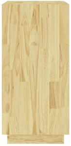 Regał z litego drewna sosnowego z 2 półkami - Wajos 6X