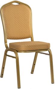 Złote sztaplowane krzesło bankietowe - Enix 4X