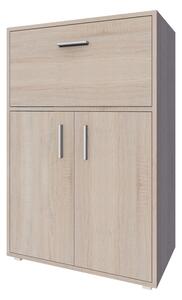 Komoda dwudrzwiowa z barkiem B-R2 System biurowy
