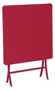 Stół kwadratowy składany Greensboro czerwony