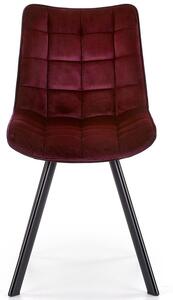 Nowoczesne krzesło do jadalni K332 - bordowy