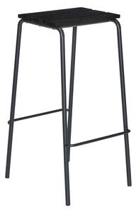 Czarne hokery zestaw 2 szt. (wysokość siedziska 76 cm) Stilt – Hübsch