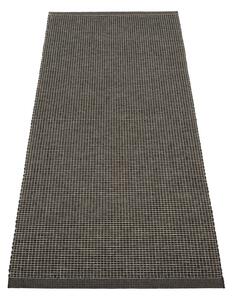 Antracytowy chodnik odpowiedni na zewnątrz 70x180 cm Emm Black Linen – Pappelina