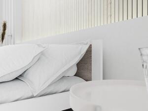 Łóżko IKAROS 90 x 200 cm, biały/dąb truflowy Stelaż: Ze stelażem listwowym rolowanym, Materac: Bez materaca