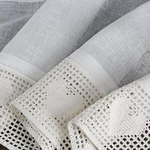 Firana gotowa EUROFIRANY Gaja 150 x 60 cm Kremowy
