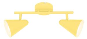 Candellux Oświetlenie punktowe AMOR 2xE14/40W/230V żółte CA0495
