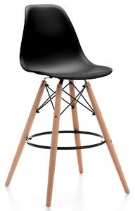 Krzesło hoker MSA074 czarny