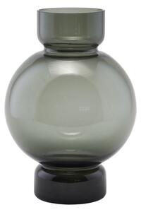 House Doctor - Wazon z dymionego szkła Bubble Grey