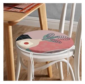 Poduszka na krzesło ø 42 cm Illustrated Flower – Mila Home