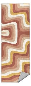 Żółto-szaroróżowy chodnik odpowiedni do prania 60x230 cm Creamy Strawberry Swirl – Mila Home
