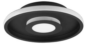 Metalowa lampa sufitowa LED w kolorze matowej czerni ø 30 cm Ascari – Trio
