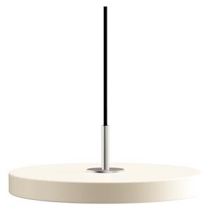 Kremowa lampa wisząca LED z metalowym kloszem ø 31 cm Asteria Mini – UMAGE