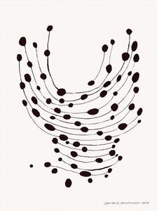 Plakat 30x40 cm Dancing Dots – Leise Dich Abrahamsen – The Poster Club