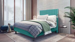 Welurowe łóżko na nóżkach Blair 120x200 - 30 kolorów