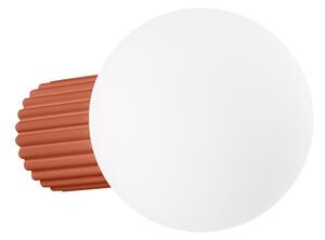 Pomarańczowy kinkiet ø 12 cm Orbital – Sollux