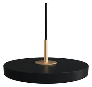 Czarna lampa wisząca LED z metalowym kloszem ø 15 cm Asteria Micro – UMAGE