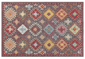 Tradycyjny dywan wełniany wzór orientalny 140 x 200 cm wielokolorowy Finike Beliani