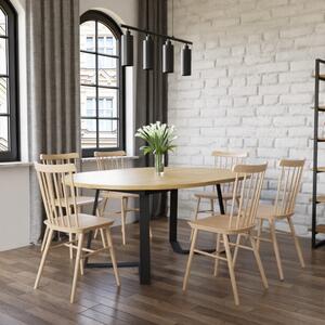 Stół okrągły rozkładany Taliz – drewniany stół do Twojego domu
