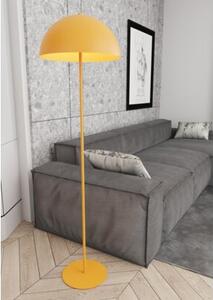 Lampa stojąca podłogowa minimalistyczna pomarańczowa półokrągły klosz 2xG9 8W MOGU Emibig