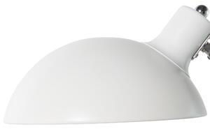 Nowoczesna lampa biurkowa regulowana metalowa biała Meramec Beliani
