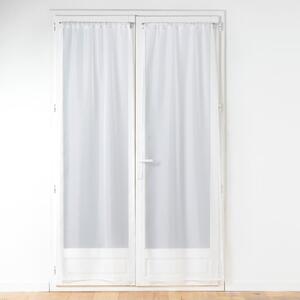 Białe firanki z mikrosatyny zestaw 2 szt. 70x200 cm Voiline – douceur d'intérieur