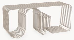 Ławka z metalu Curva