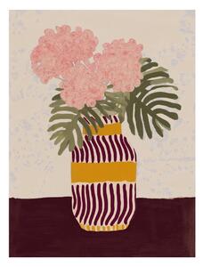 Obraz 60x80 cm Striped Vase – Styler
